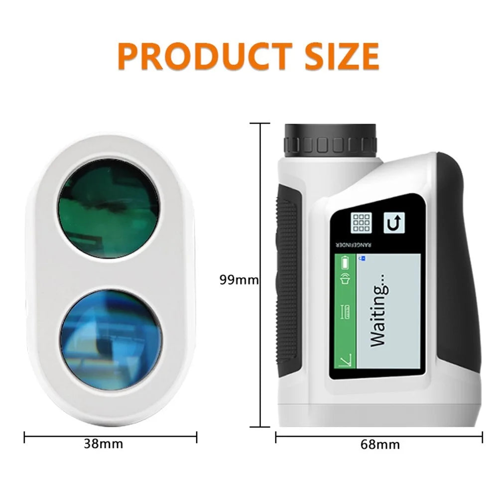ARTBULL NP600 Golf Laser Rangefinder IP54 Waterproof Golf Range Finder with Touch Screen/6X Lens Support Speed Measurement - 6