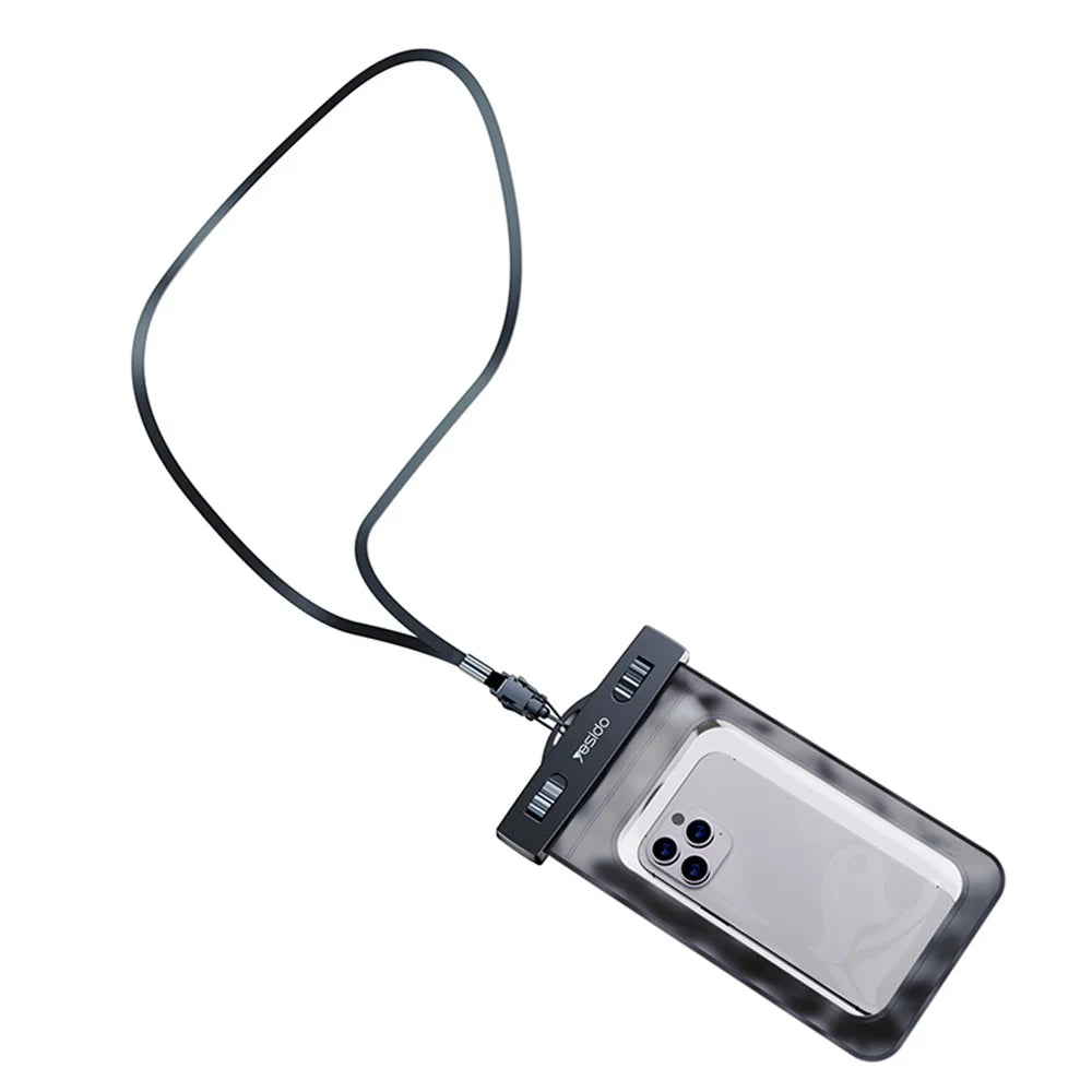YESIDO WB10 PVC+ABS IPX8 Waterproof Phone Pouch for 6.8-inch Cell Phone Dry Bag with Strap for Outdoor Swimming - 2