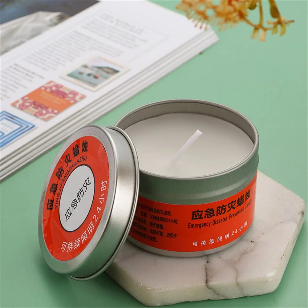 HALIN Outdoor Camping Emergency Candle 24 Hours Burning Portable Survival Candle - 2