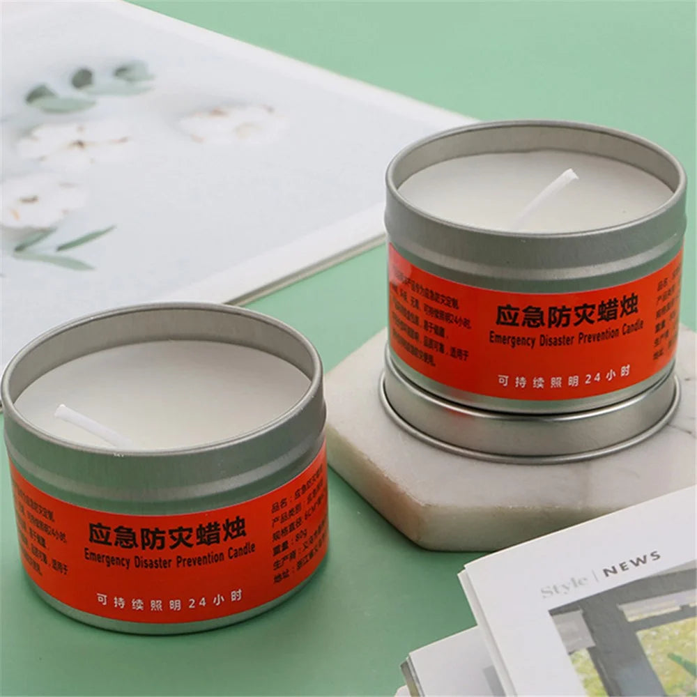 HALIN Outdoor Camping Emergency Candle 24 Hours Burning Portable Survival Candle - 5
