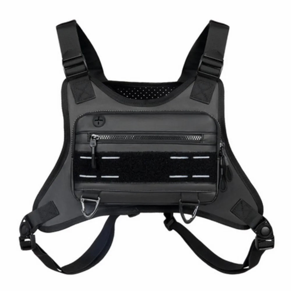 YA585 Outdoor Men Tactical Vest Bag 600D Fabric Chest Back Bag - 2