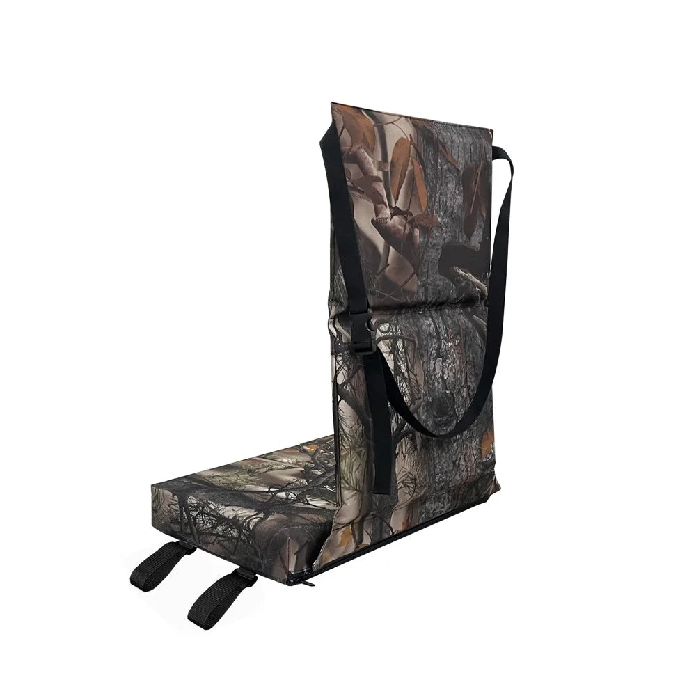 Outdoor Camping Hunting Electric Heating Chair 600D Oxford Cloth+EPE Tree Mount Seat Cushion, 46x31x59cm - Leaf Camouflage - 6