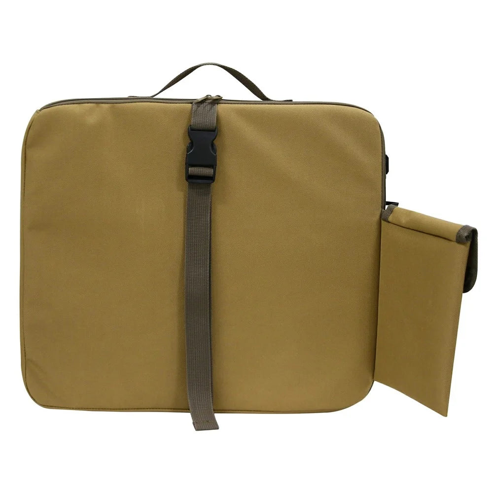 MYDAYS OUTDOOR 38x33x5cm Heated Seat Cushion Outdoor Heating Pad (Without Battery) - Khaki - 6