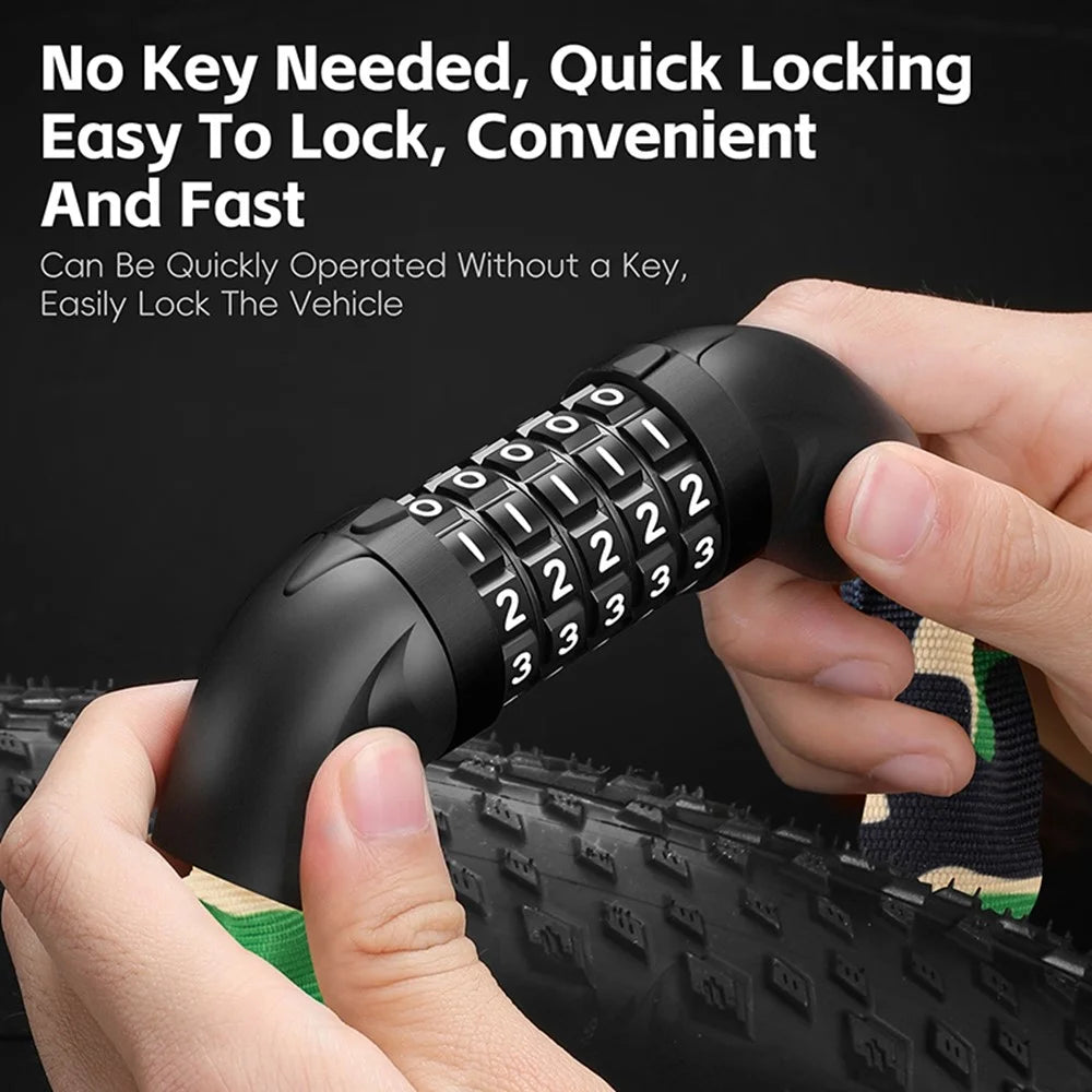 WEST BIKING YP0705119 100cm Anti Theft Chain Lock Extended Bike Lock Security Lock for Bicycle  /  Electric Bike  /  Scooter - 6