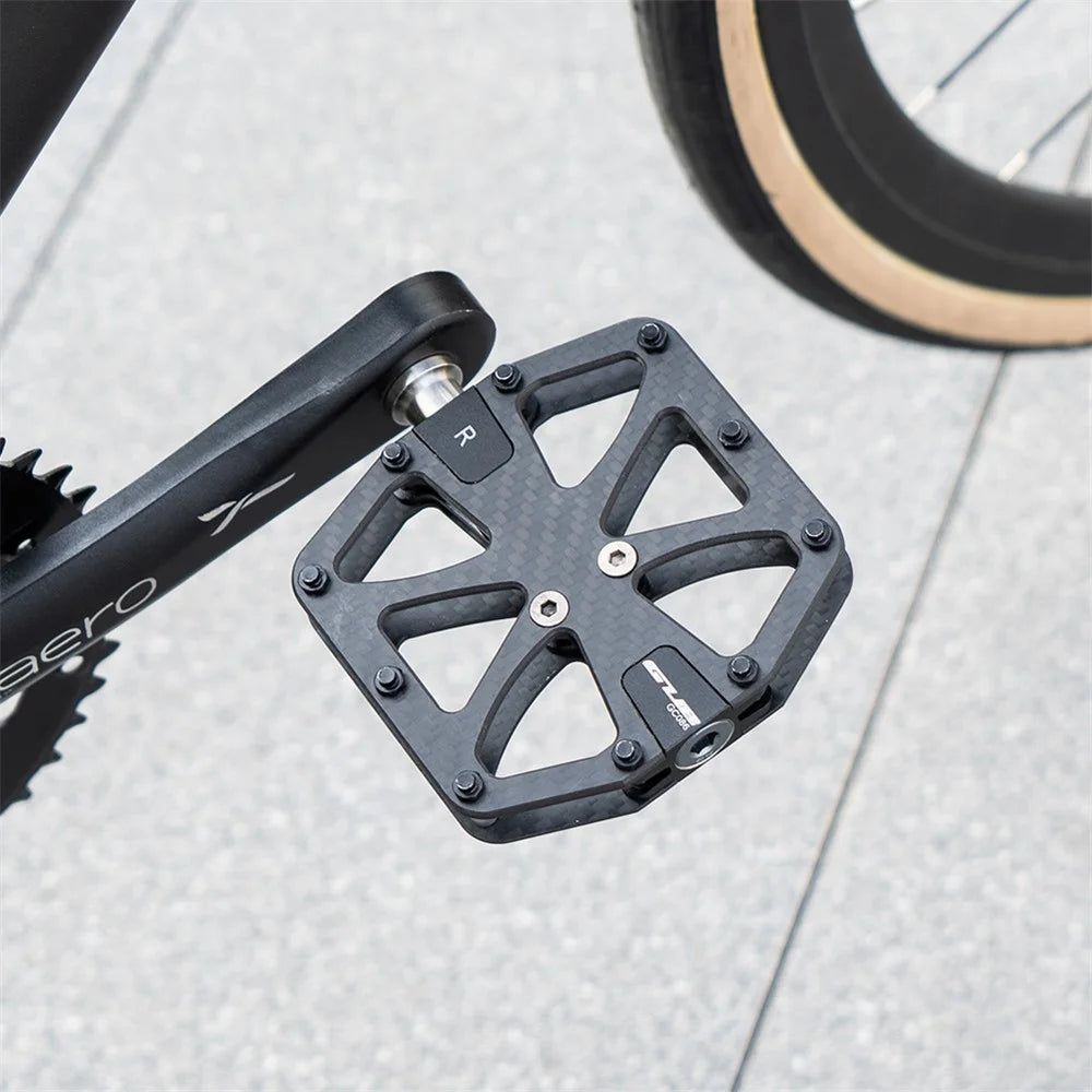 GUB GC086 1 Pair Carbon Fiber Pedals Triple Sealed Bearings Bicycle Pedals for Mountain Bike Road Bike - 6