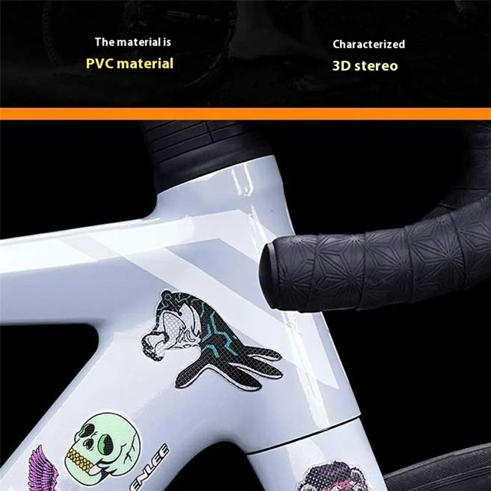 ENLEE RS2338 Bicycle Frame Creative Stickers PVC Decals Scratch Protection Decorative Decals - 3