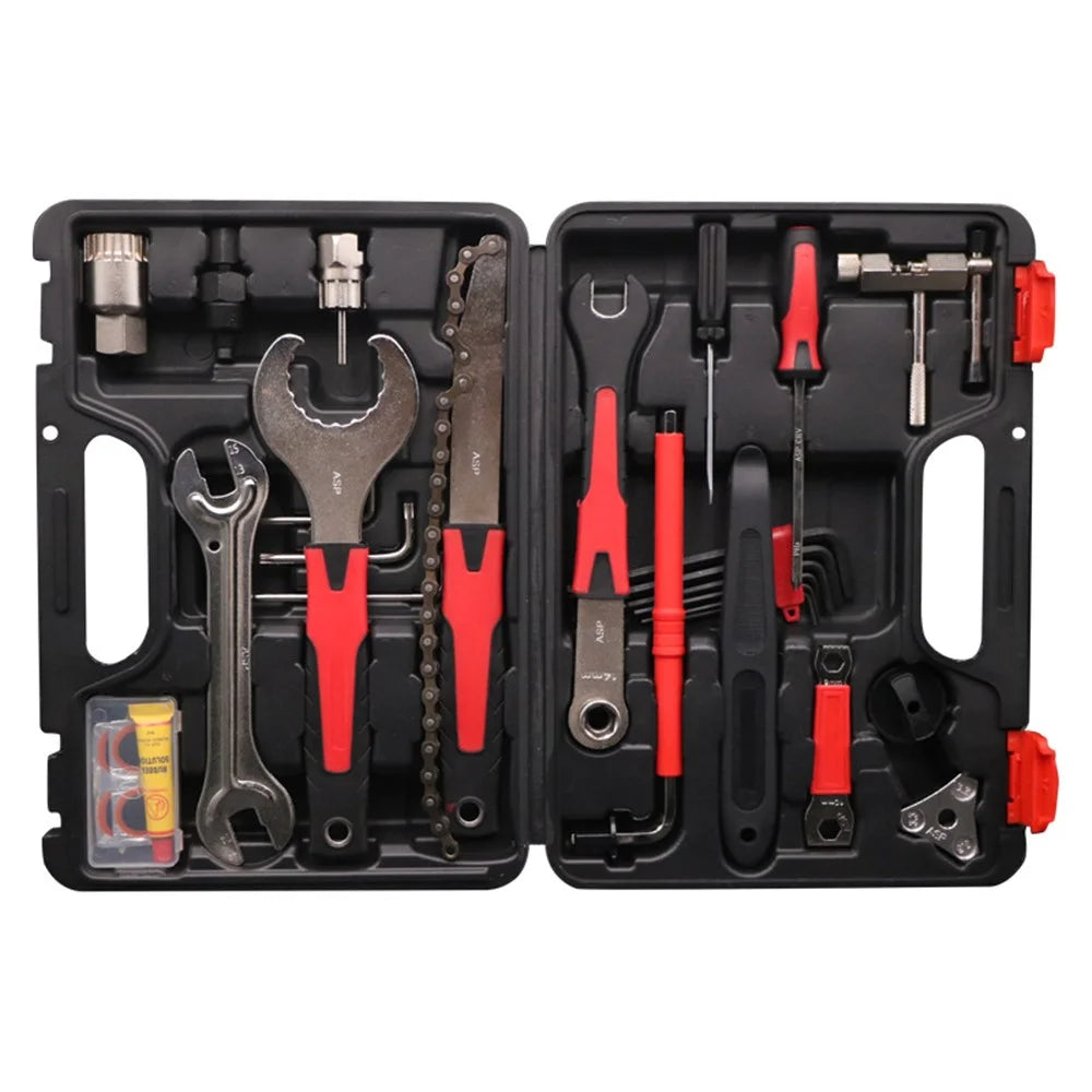 RIDERACE RR7961 18-In-1 Bicycle Maintainance Tool Kit Spoke Key Wrench Bike Repair Tool Set - 3