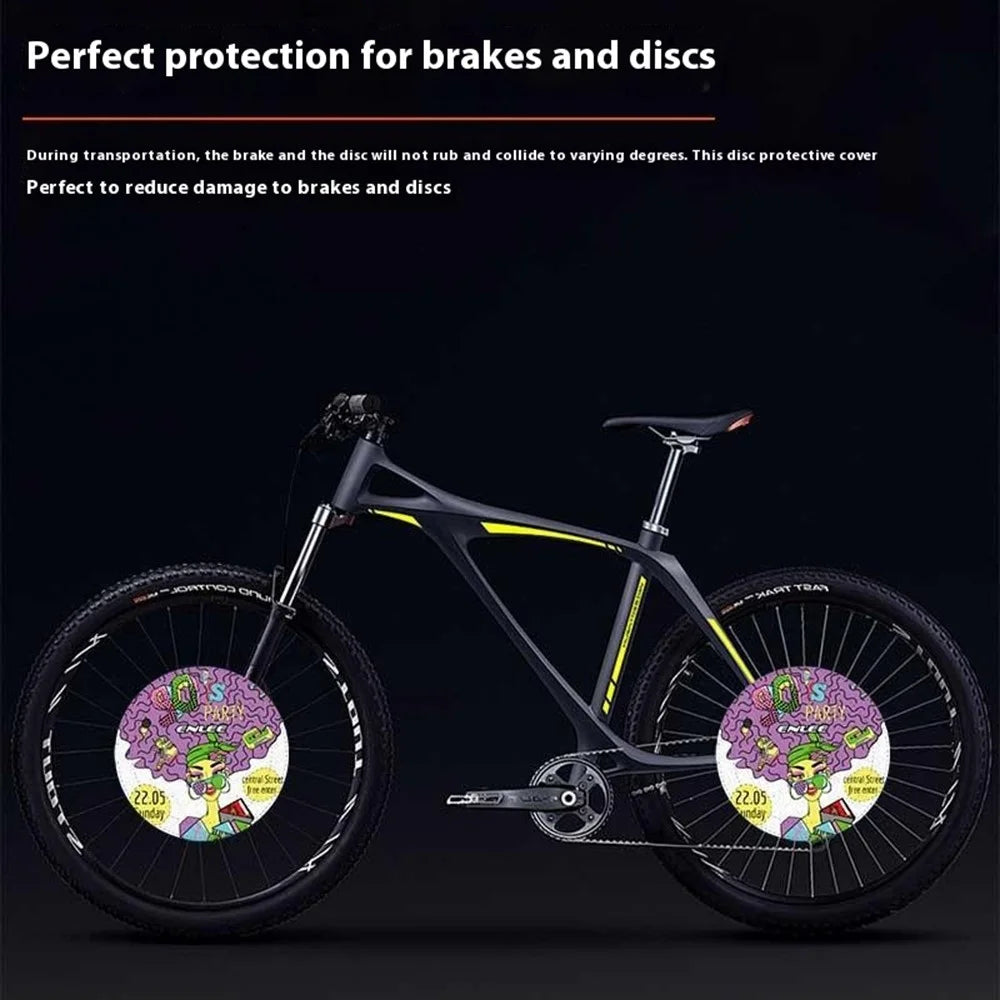 ENLEE E22128 Mountain Bike Disc Brake Cover Anti Overspray Bicycle Brake Shield - Beauty - 2