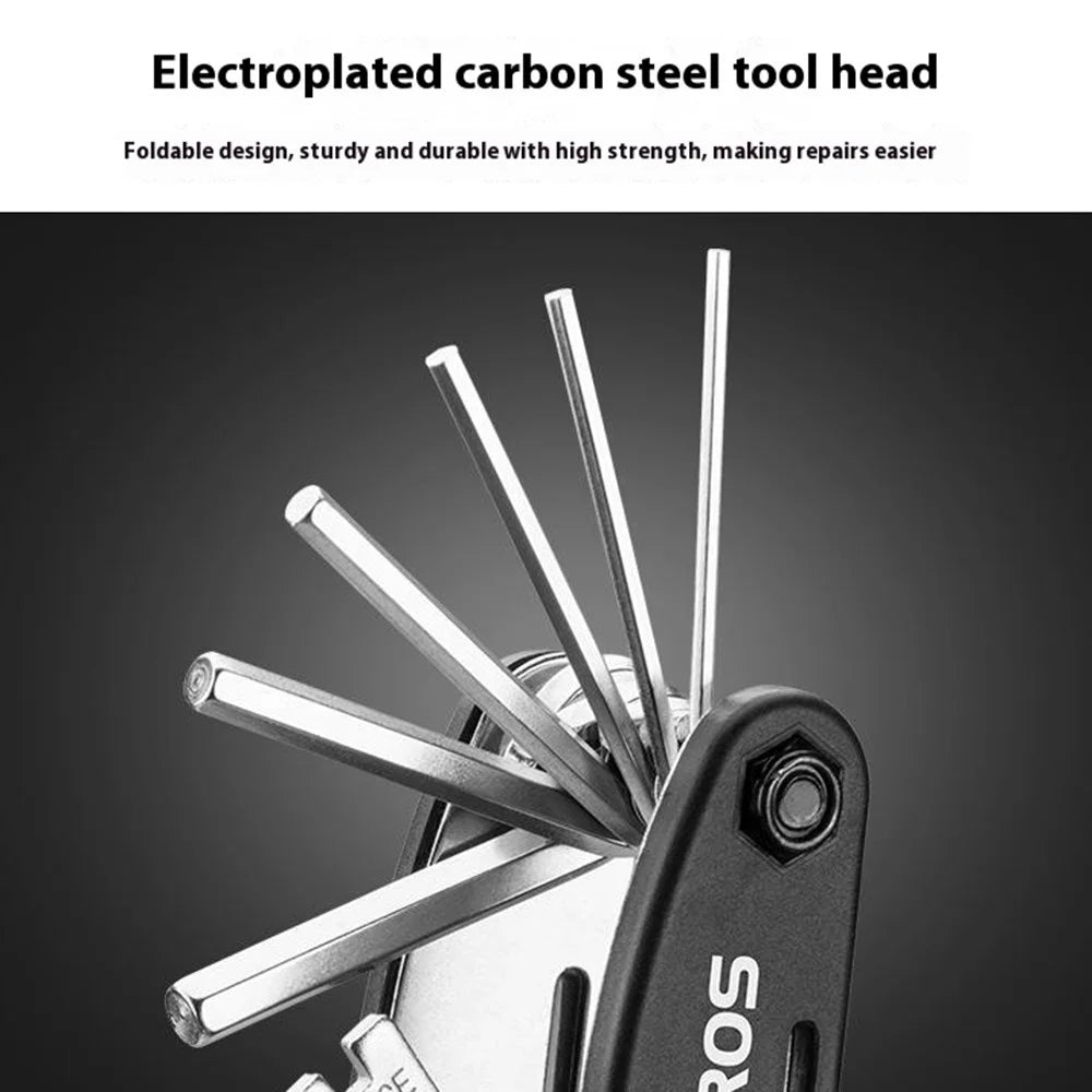 ROCKBROS GJ8002 16 in 1 Multifunction Bicycle Repair Tool Set for Mountain Road Bikes Hex Socket Cycling Screwdriver Kit - 2