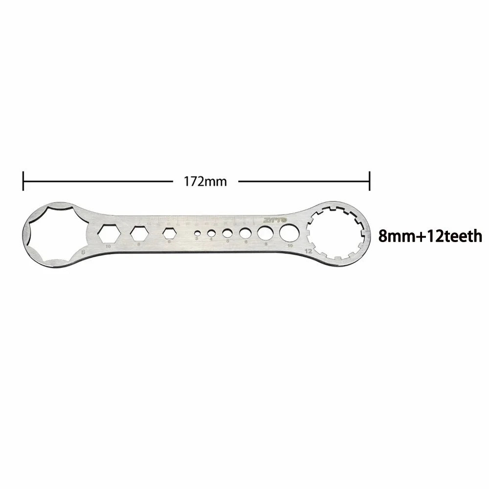 ZTTO 8T-12T Bicycle Front Fork Wrench for Suntour / RST Front Forks Spanner - 6
