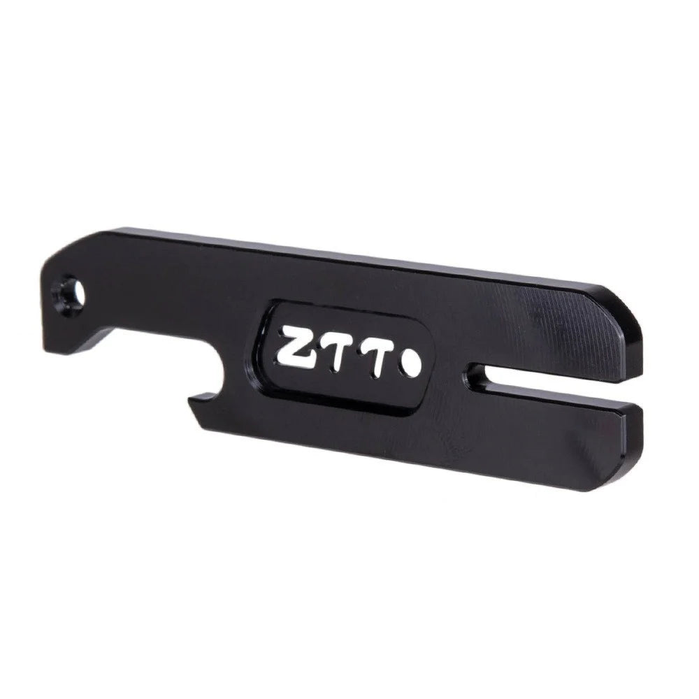 ZTTO Compact Size Aluminum Alloy Bike Disc Alignment Tool Wrench Regulator - Black - 3
