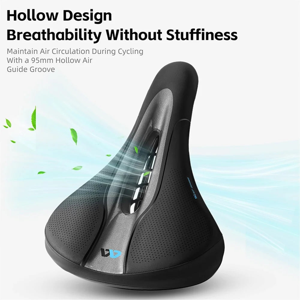 WEST BIKING YP0801210-211 Hollow Bicycle Seat Cushion Shock Absorption Mountain Bike Saddle - Classic Style - 5