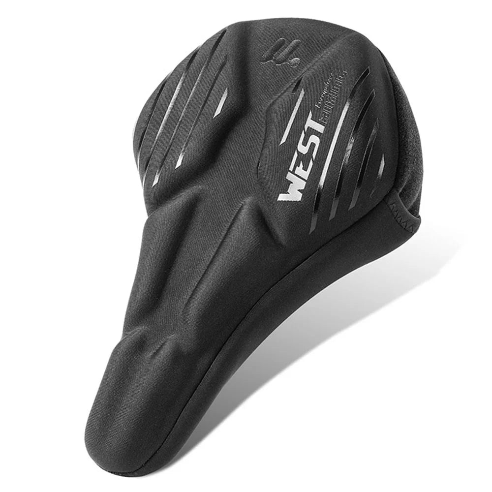 WEST BIKING YP0801223 Bike Saddle Cushion Shock-Absorbed Bicycle Seat Cover with Rain Cover - 1