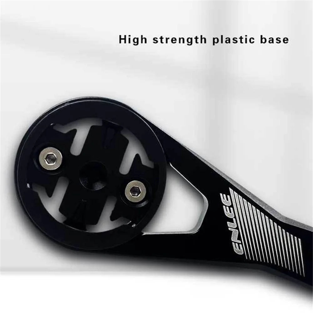 ENLEE EN-64311 Bicycle Computer Holder Aluminum Alloy Speedometer Bike Handlebar Bracket - Black - 2