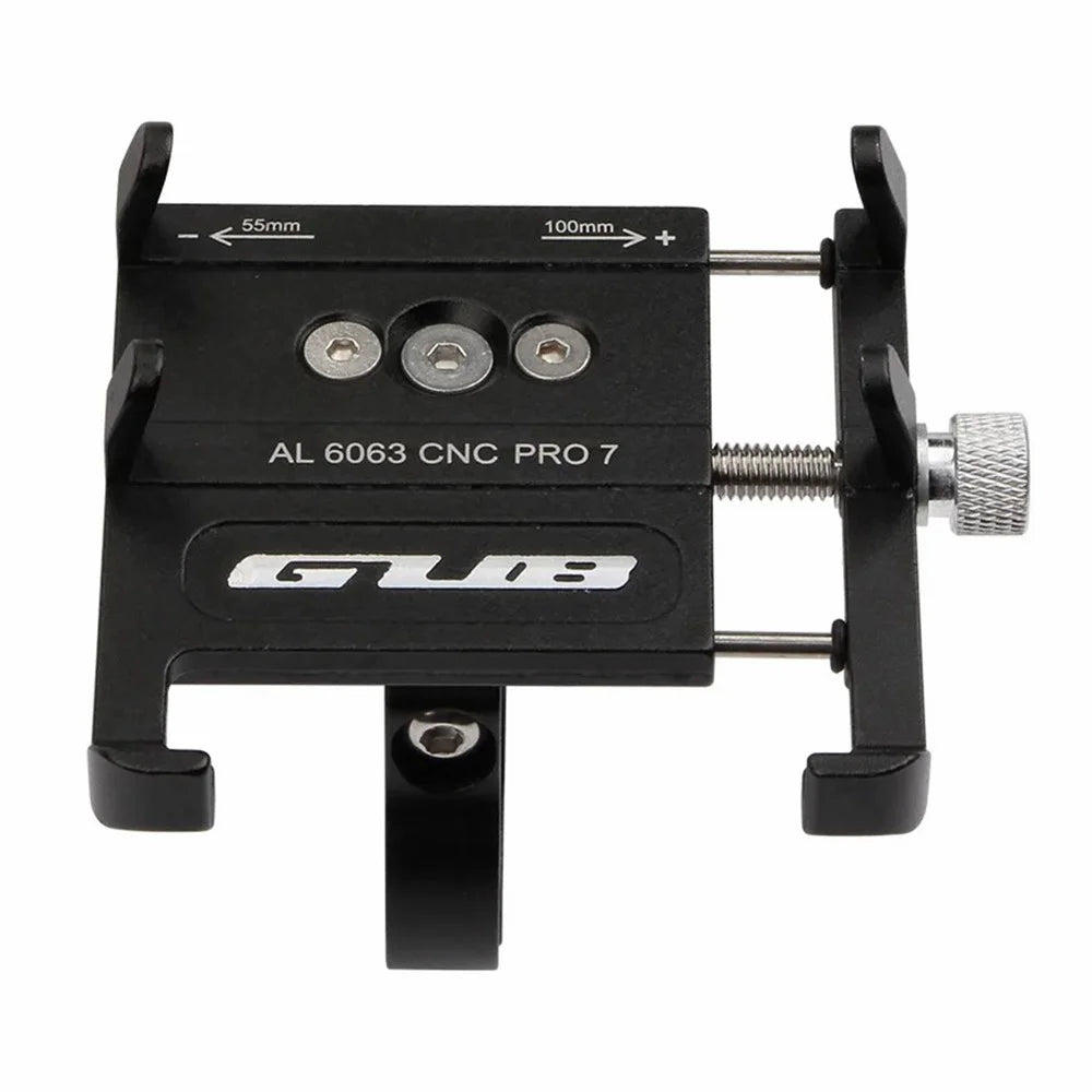 GUB PRO7 Aluminum Alloy Bicycle Handlebar Mount for 55-100mm Cell Phone Holder Bracket - 2