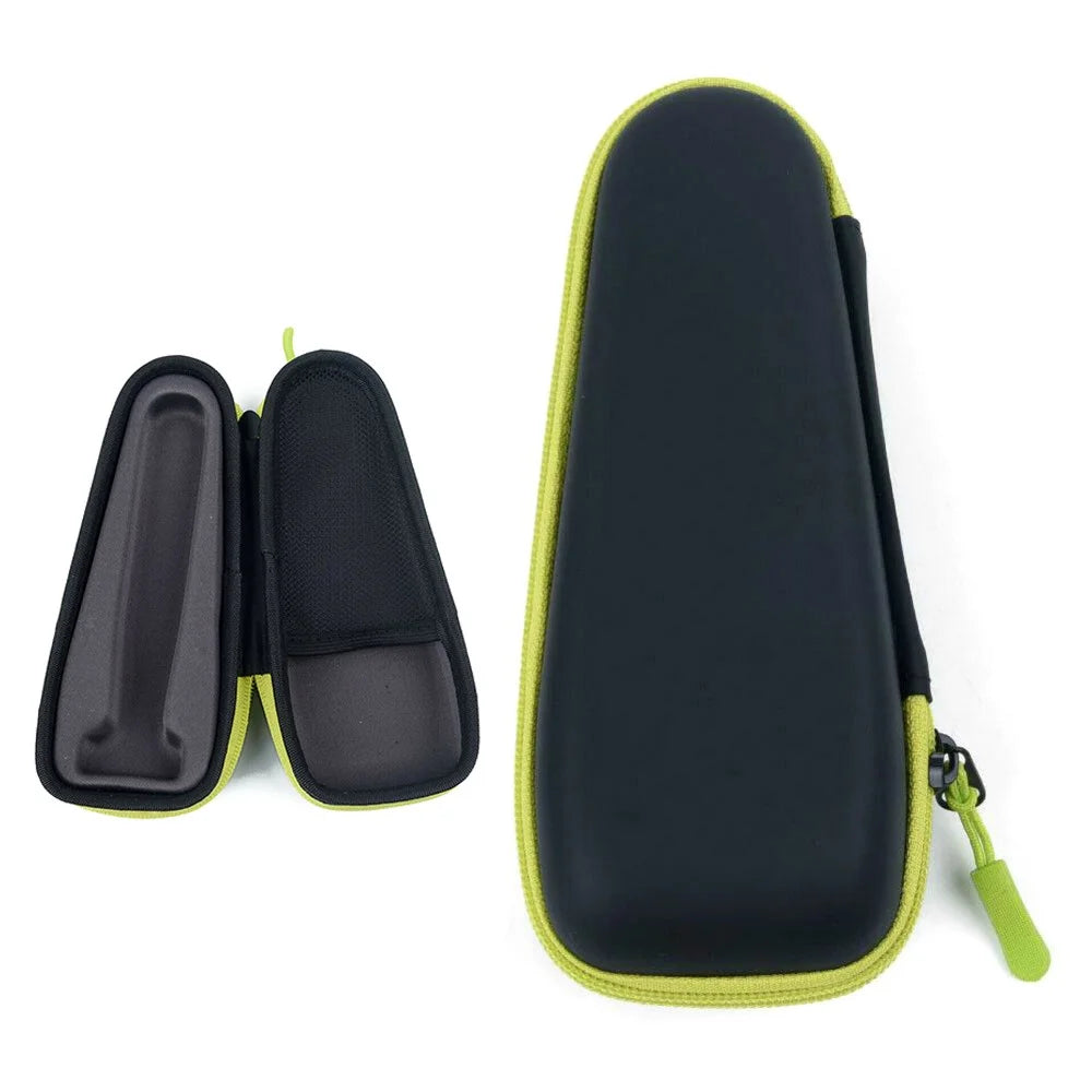 For Philips OneBlade QP2530 / 2520 Razor Storage Bag PU+EVA Shockproof Travel Shaver Carrying Case - 1