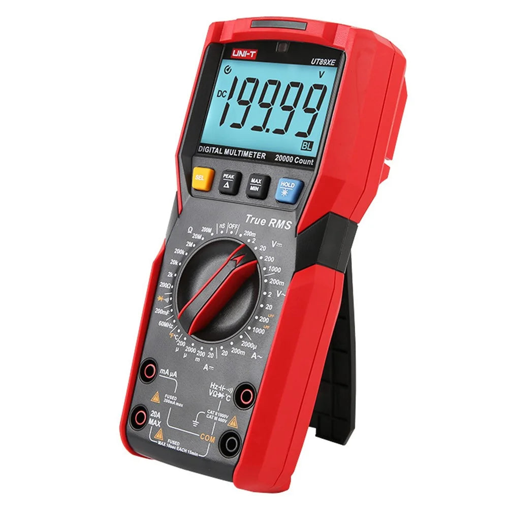 UNI-T UT89XE Digital Multimeter Professional Tester True RMS Manual Range DC AC Voltmeter Ammeter (No Battery) - 2