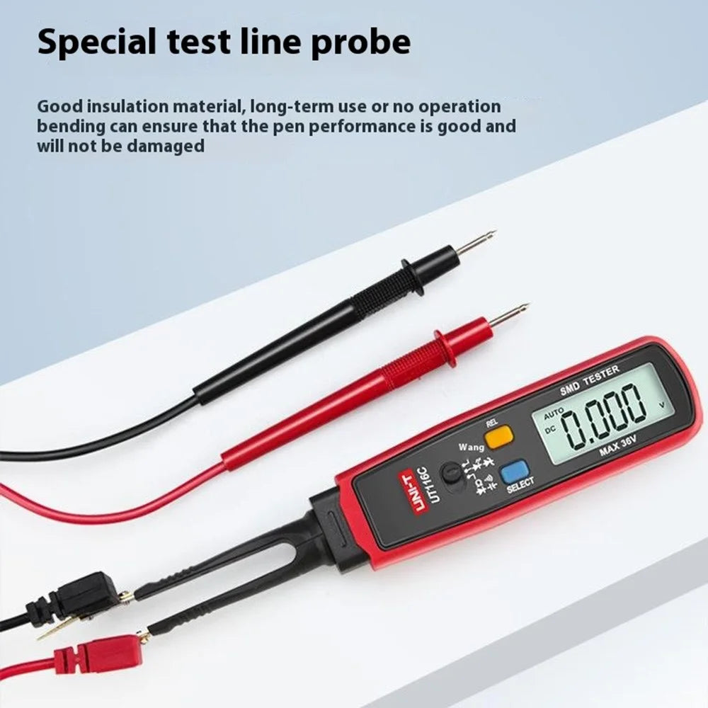 UNI-T UT116C 6000 Count Digital Tweezers Smart SMD Tester LED Diode Electronic Component Multimeter (No Battery) - 3