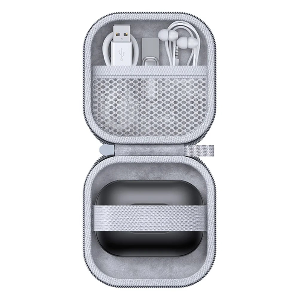USAMS TWS Earphone Cationic Cloth Storage Case Travel Home Protective Carrying Bag - 3