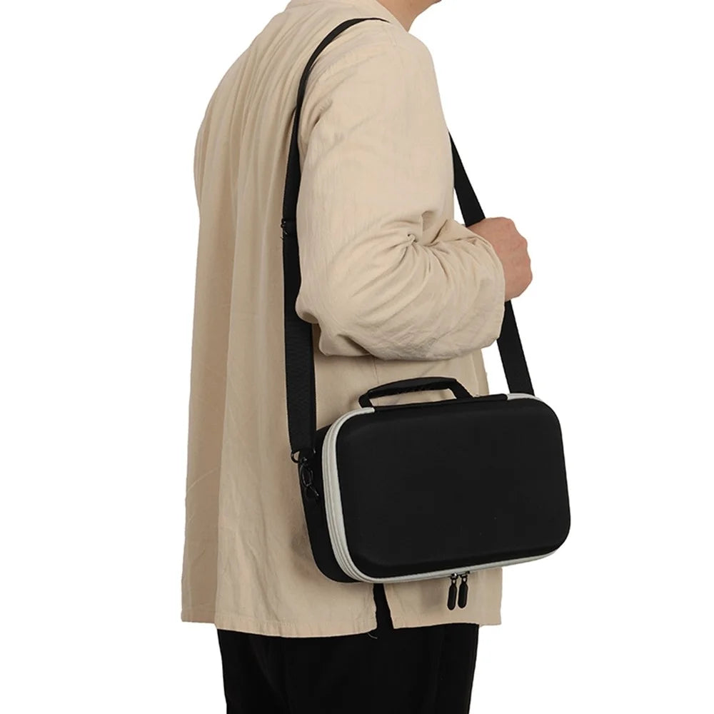 For JBL Charge 6 Speaker Travel Case Portable Storage Bag with Shoulder Strap - Black  /  Grey - 2