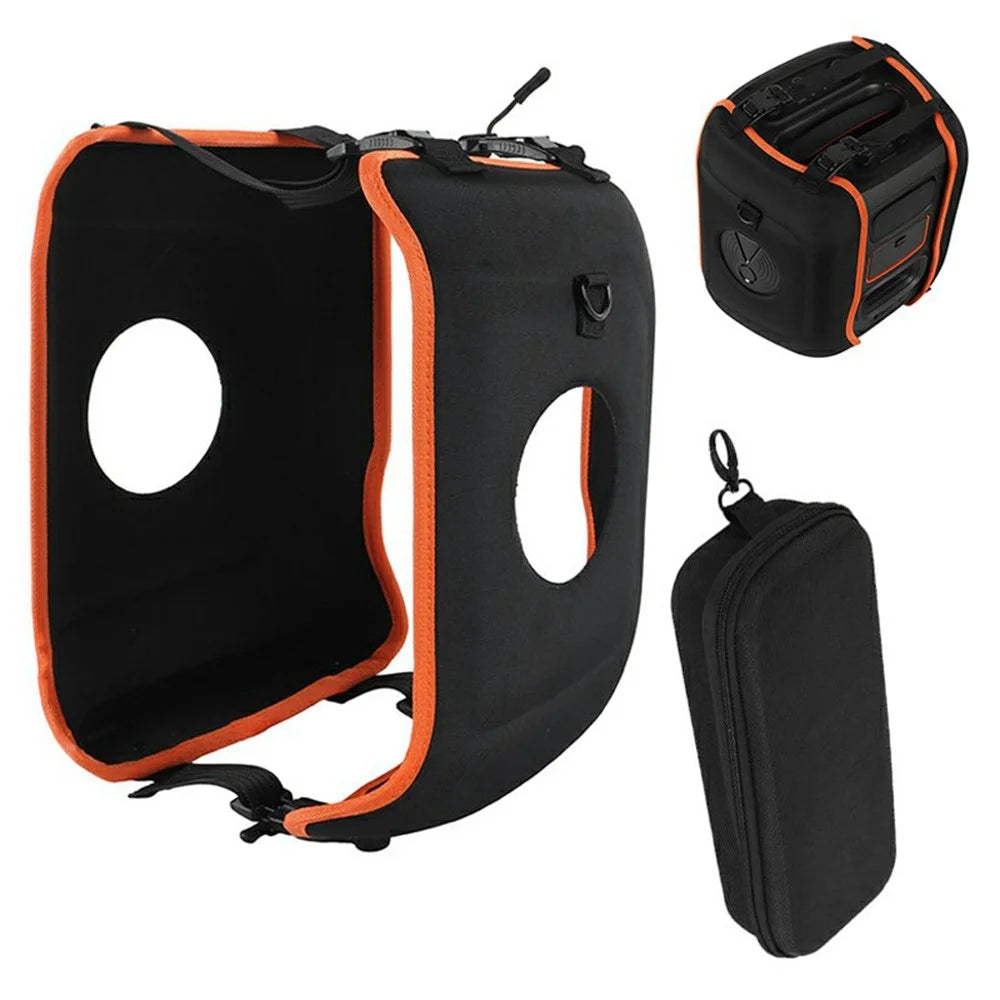 For JBL PartyBox Encore 2 Speaker EVA Protective Case Portable Shock Absorbing Cover with Microphone Bag - 1