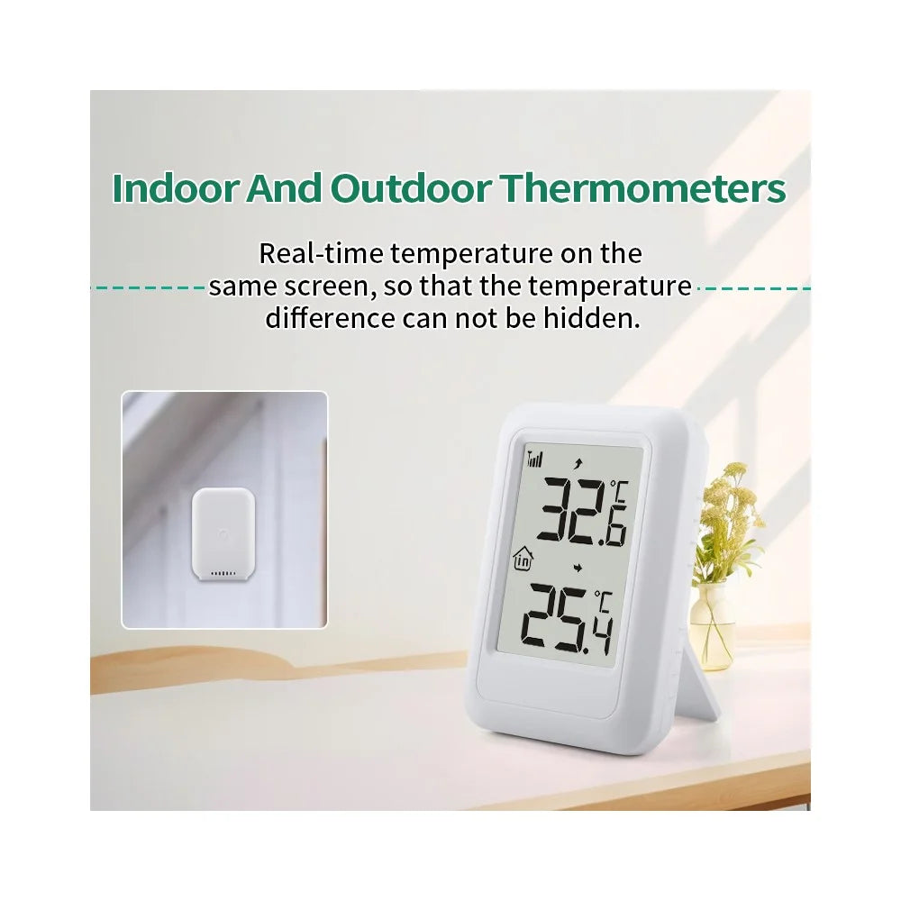 TS-FT0401 2.56 Inch Screen High Precision Digital Temperature Monitor Indoor Outdoor Wireless Thermometer - 3