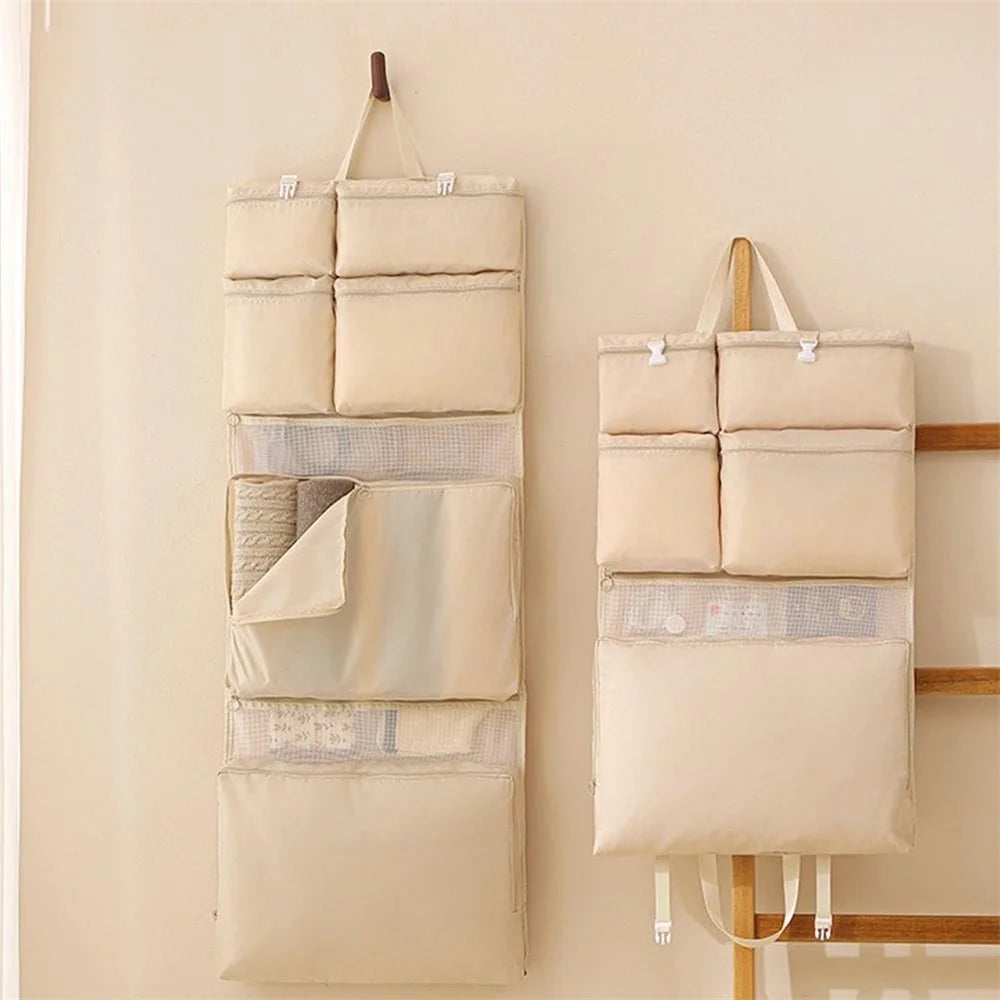 7 in 1 Travel Cubes Storage Bag Clothes Organizer Bags for Business Trip  /  Luggage Storage - Beige - 3