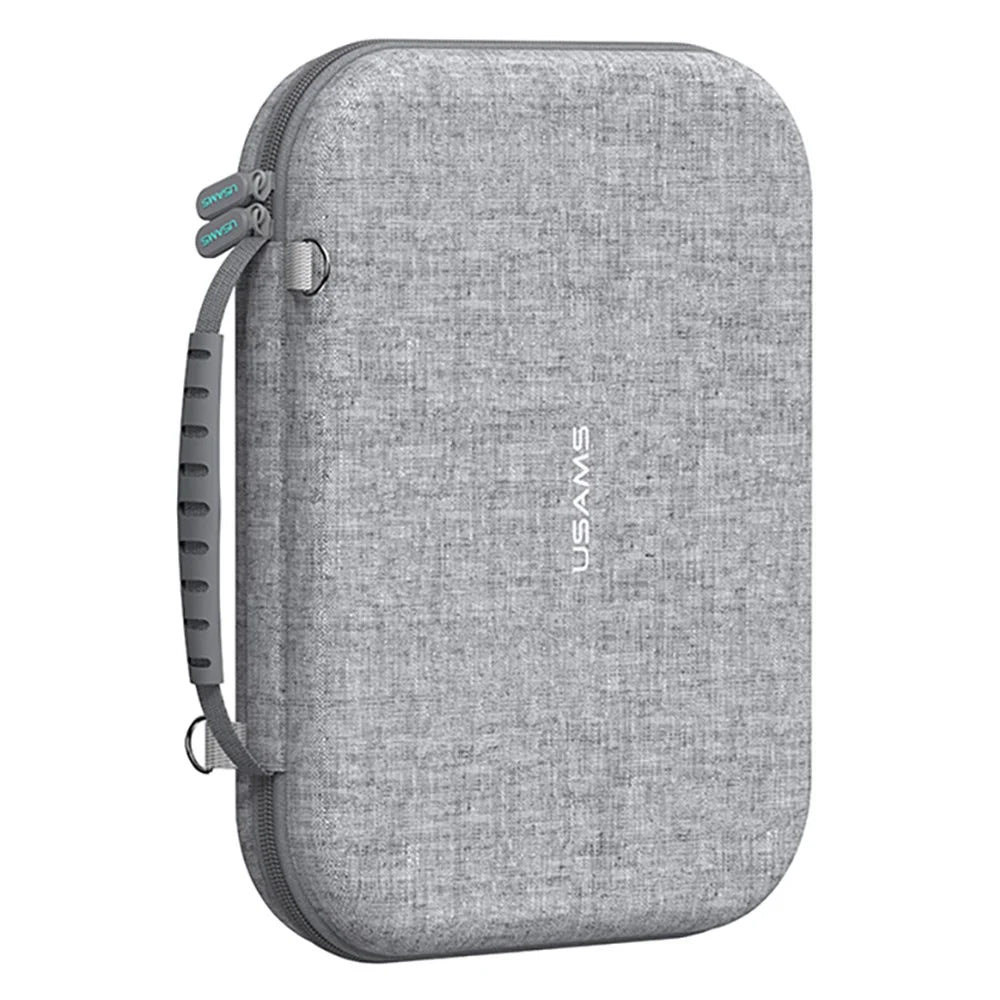 USAMS Jane07 Carrying Case for 12.6 Inch Laptops, Tablets Storage Bags EVA Hard Shell Sleeve with Plush Cushion / Shoulder Strap - 2