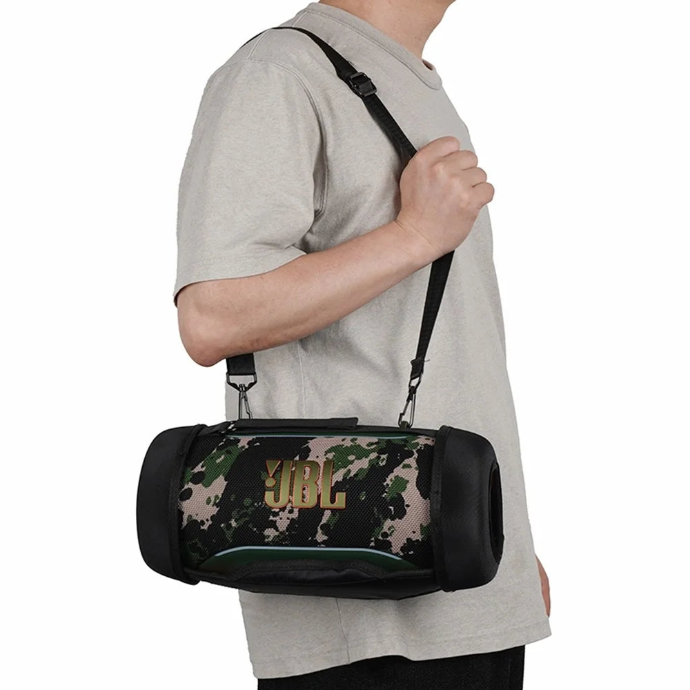 Speaker Carrying Case for JBL Xtreme 5 Outdoor Portable Protective Cover Shockproof Carrying Pouch with Shoulder Strap - Camouflage - 2
