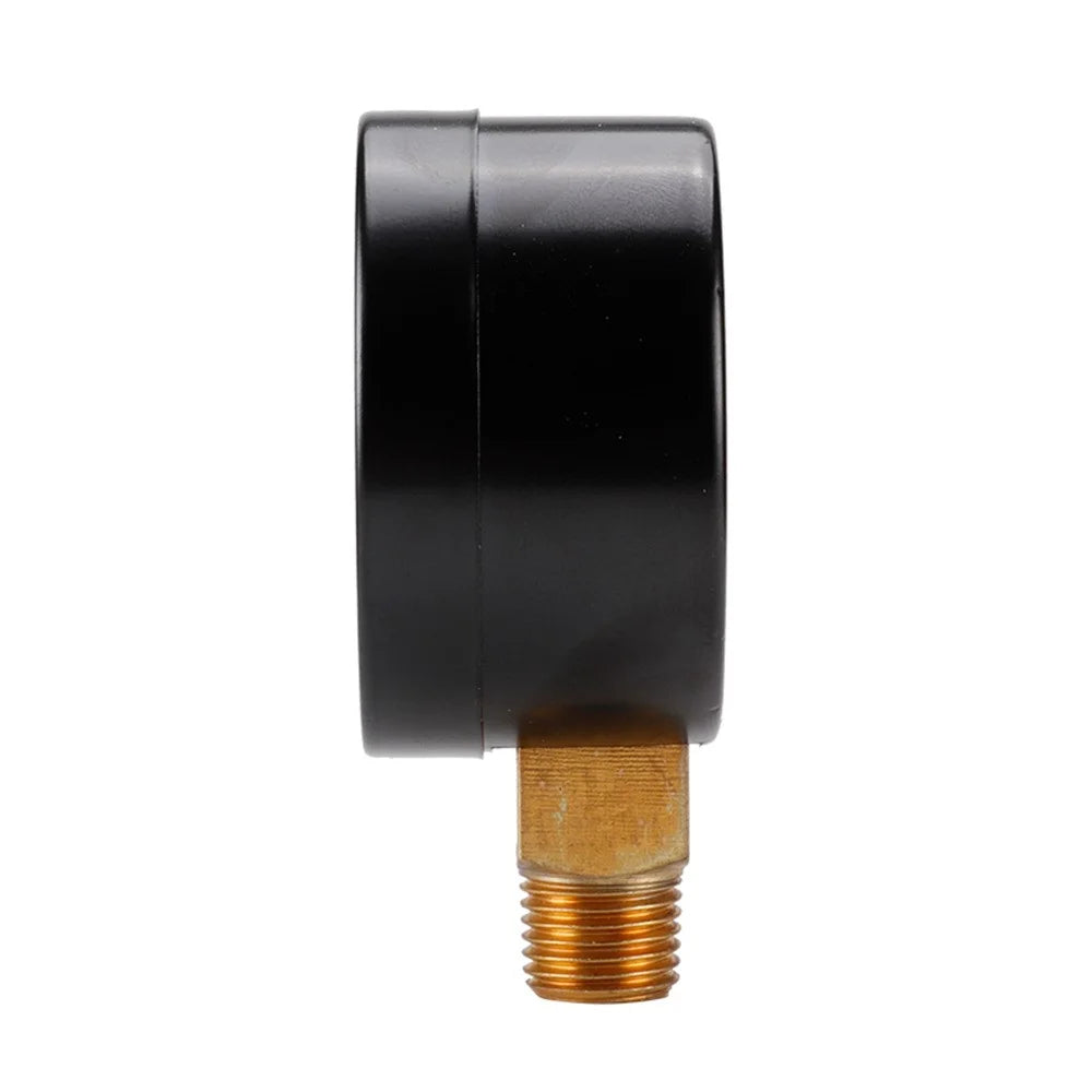 TS-50-100PSI 50mm Pressure Gauge 0-100 PSI Radial Mount 1 / 4 BSPT Thread for Industrial HVAC Oil Water Air - 2