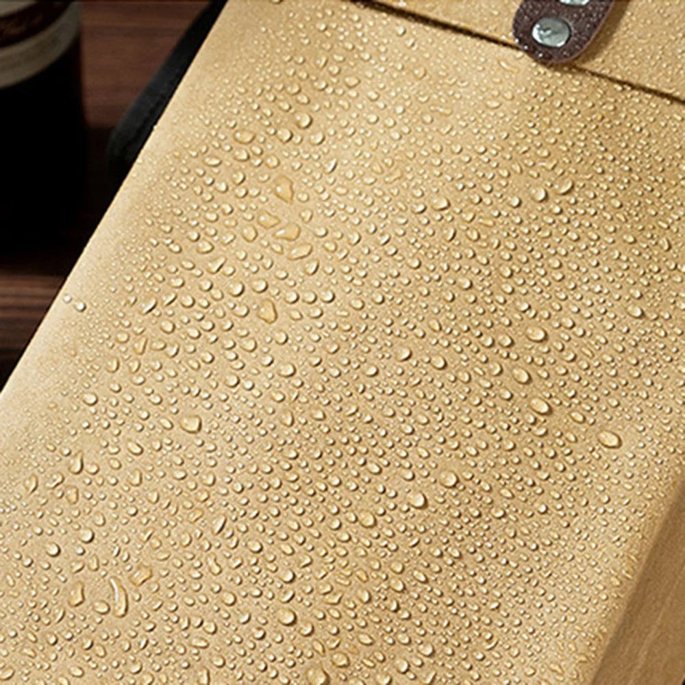 Reusable Premium Kraft Paper Wine Gift Bag with Handle, Wine Storage Bag for for Christmas Wedding Party - 5
