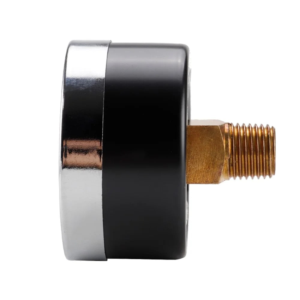 TS-50-14bar 0-200 PSI Test Range Oil Pressure Gauge 1 / 4'' NPT Bottom Mount Pressure Gauge Dual Scale Water Pressure Gauge - 2