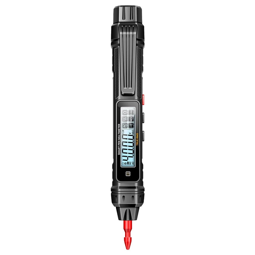 ANENG A3005 Digital Multimeter 4000 Counts Pen Type Meter Non-Contact Auto AC / DC Voltage NCV Tester Tool - 2