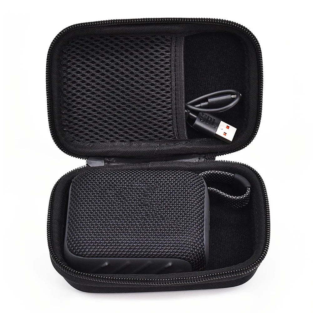 For JBL Go 4 Bluetooth-compatible Speaker Storage Bag Nylon+ EVA Hard Shell Protective Case - 2