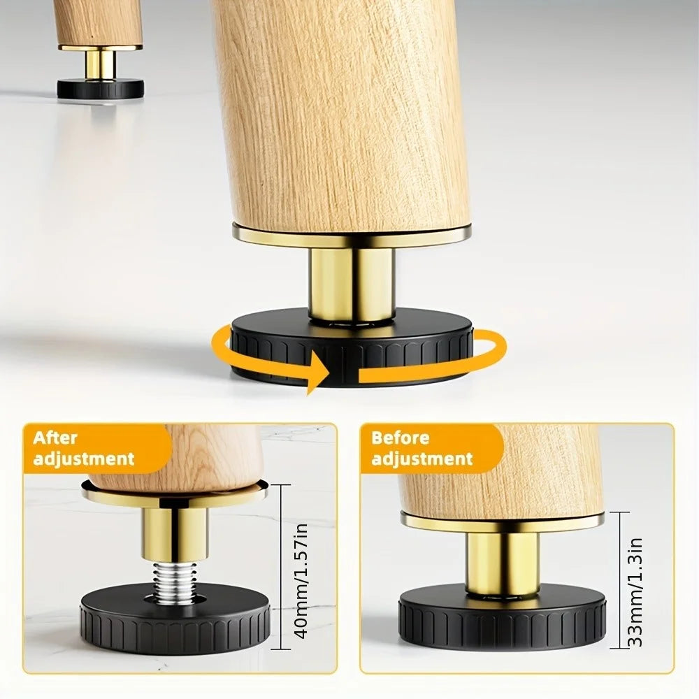 Bed Headboard Stoppers Fixer Adjustable 77-112mm Threaded Bed Frame Anti-Shake Tool - 4