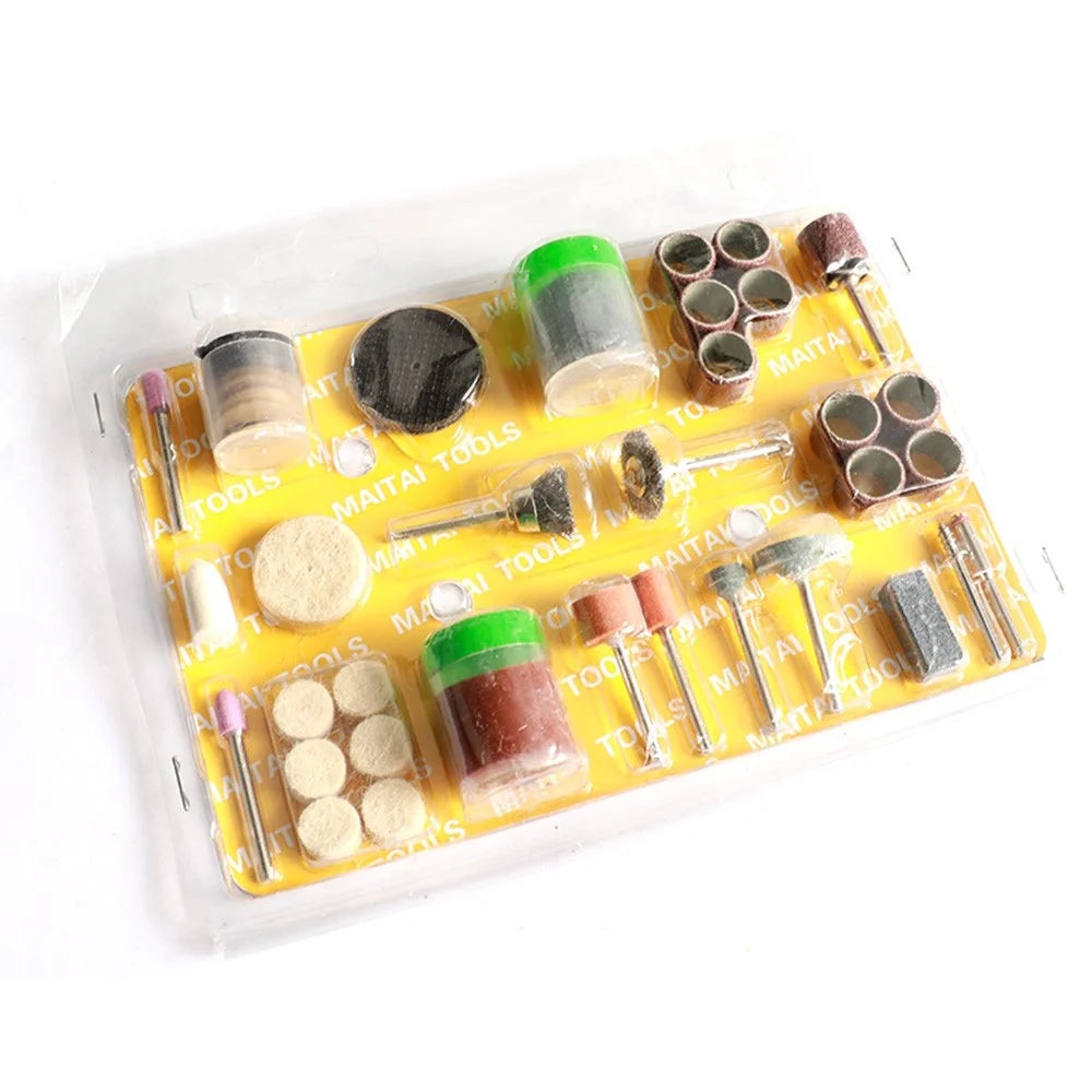 105Pcs Rotary Tool Set Dremel Grinding Polishing Kits for Electric Grinde Drill - 5