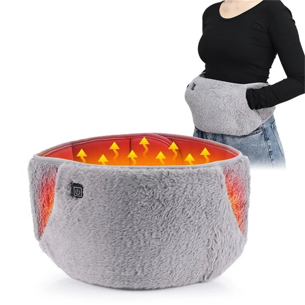 2 in 1 Electric Heating Waist Belt Crystal Velvet Hand Warmer with 1.5m Extension Cord ( CE  /  ROHS  /  FCC Certified ) - 1