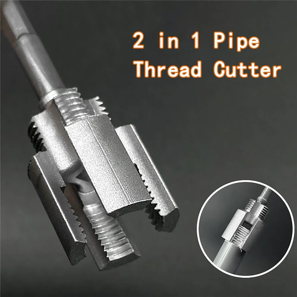 1 / 2 Inch PPR Water Pipe Alloy Threading Tool Internal External Thread Cutter - 2