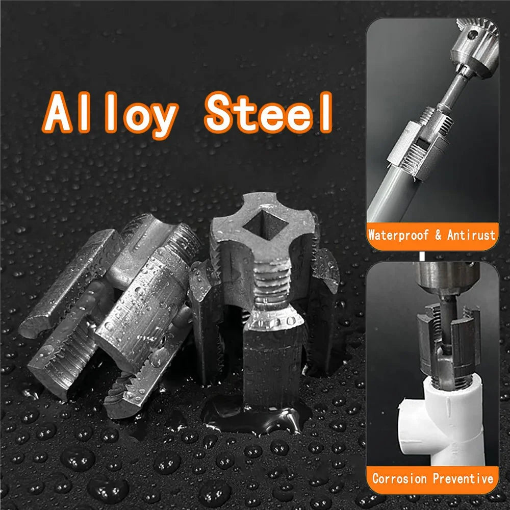 3 / 4 Inch PPR Water Pipe Alloy Threading Tool Internal External Thread Cutter Tap Die Set - 3