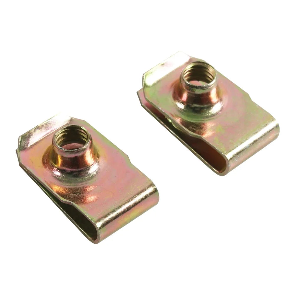 A7509 130PCS M4 M5 M6 M8 Thread Sliding Nuts Clips Assortment Kit Screws with Plastic Box - 2