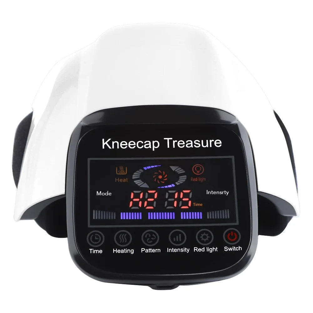 LCD Smart Heating Knee Massager Red Light Physiotherapy Pressure Massager Elbow Knee Electric Warmer - 2