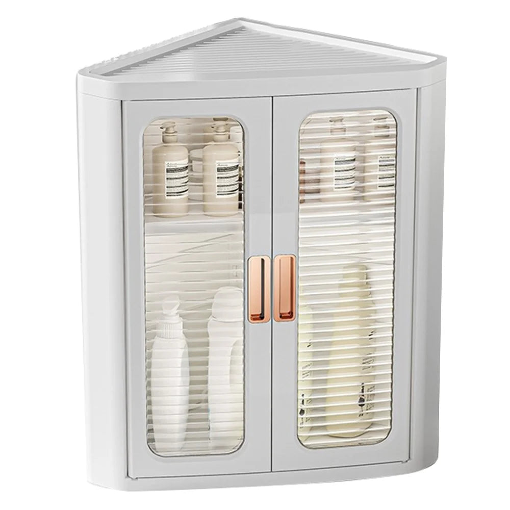 8829 1-Layer ABS+PP+PET Storage Drawer Home Corner Organizer Cabinet - White - 1