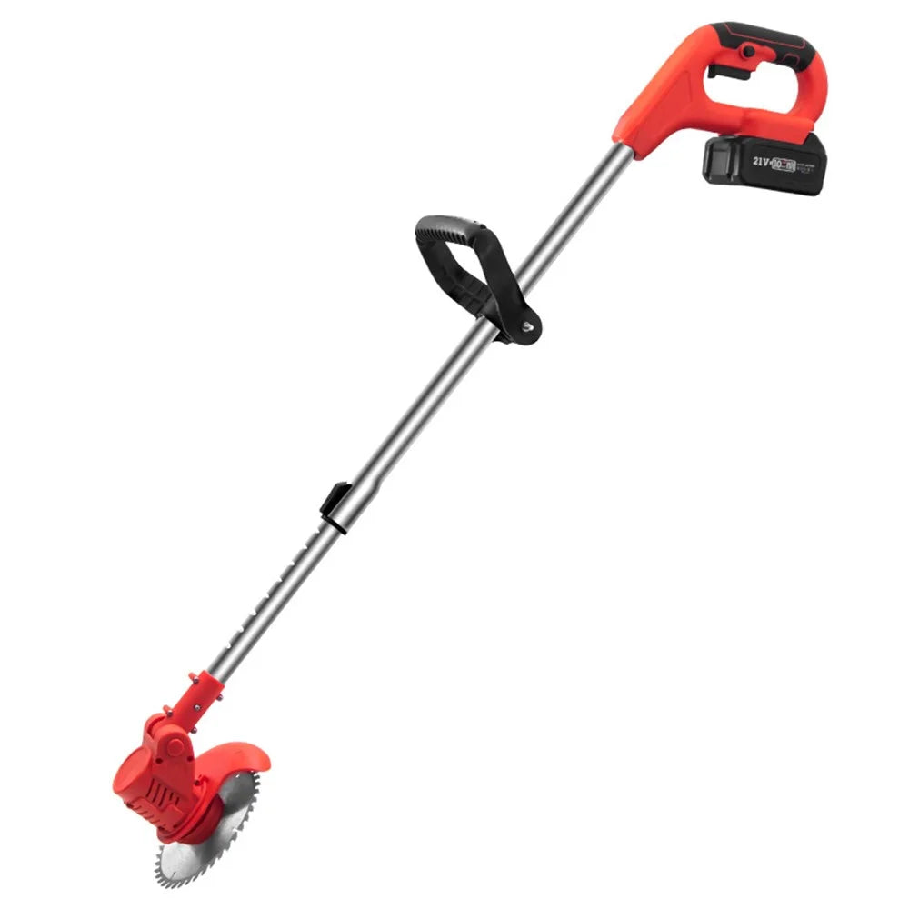 HILDA 3000mAh Electric Grass Trimmer 14-Piece Garden Pruner Set with Battery and Charger - US Plug - 1