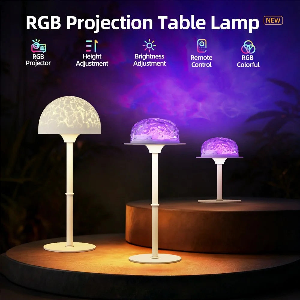 WBL001-T Creative Bedside Table Lamp Adjustable Height Decorative LED Mood Light Remote Control Dimmable Night Light - 4