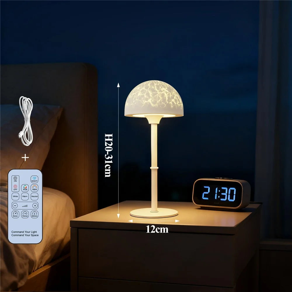 WBL001-T Creative Bedside Table Lamp Adjustable Height Decorative LED Mood Light Remote Control Dimmable Night Light - 7
