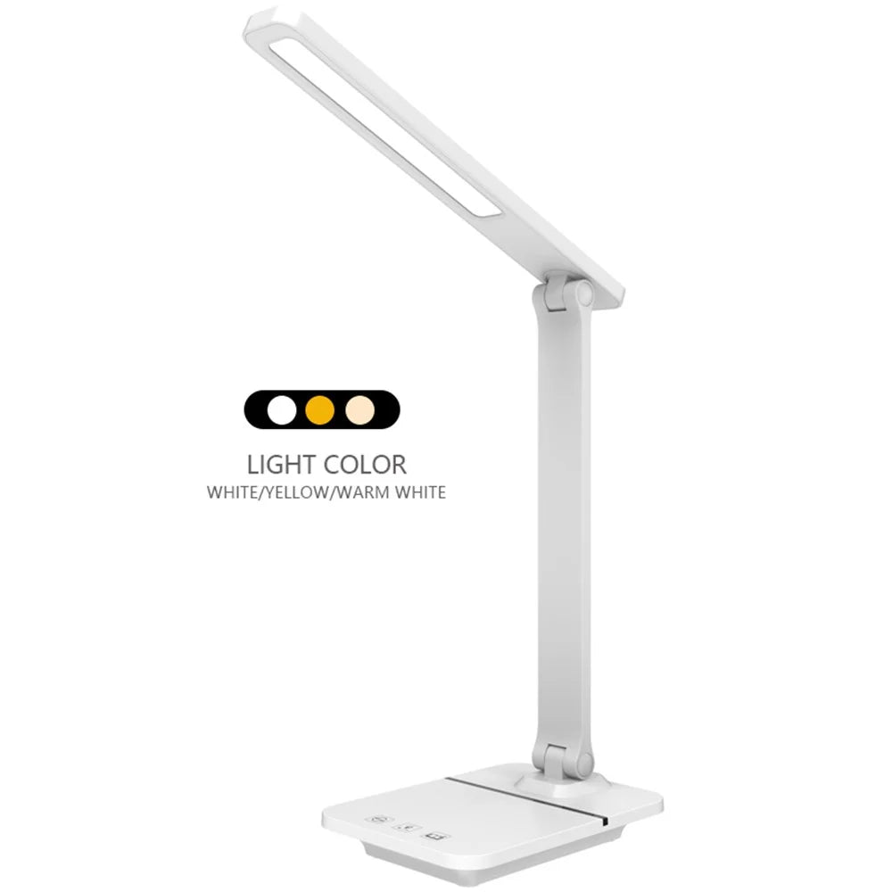 TD-619S LED Desk Lamp Built-in 2000mAh Battery Desk Light Timer Function Student Reading Light - 2