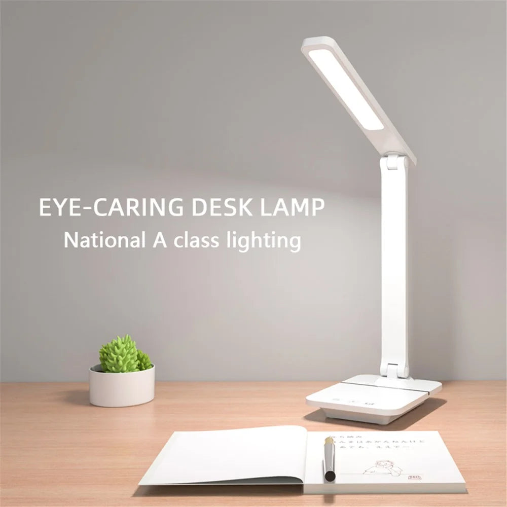 TD-619S LED Desk Lamp Built-in 2000mAh Battery Desk Light Timer Function Student Reading Light - 4
