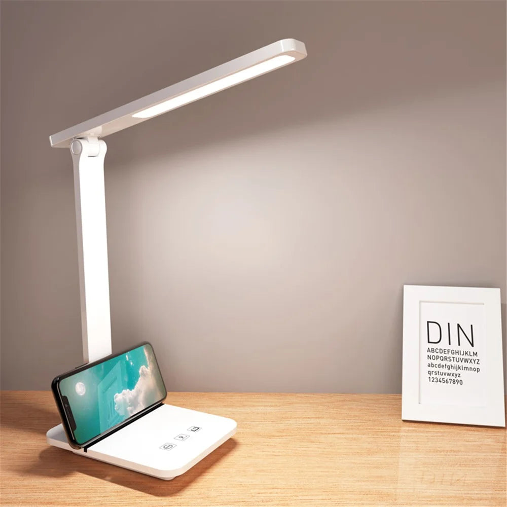TD-619S LED Desk Lamp Built-in 2000mAh Battery Desk Light Timer Function Student Reading Light - 7