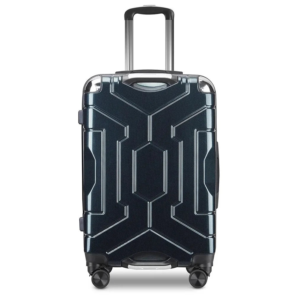 20-inch ABS+PP Suitcase Universal Wheels TSA Lock Carry-On Travel Trolley Case, 35x25x53cm - Green - 1