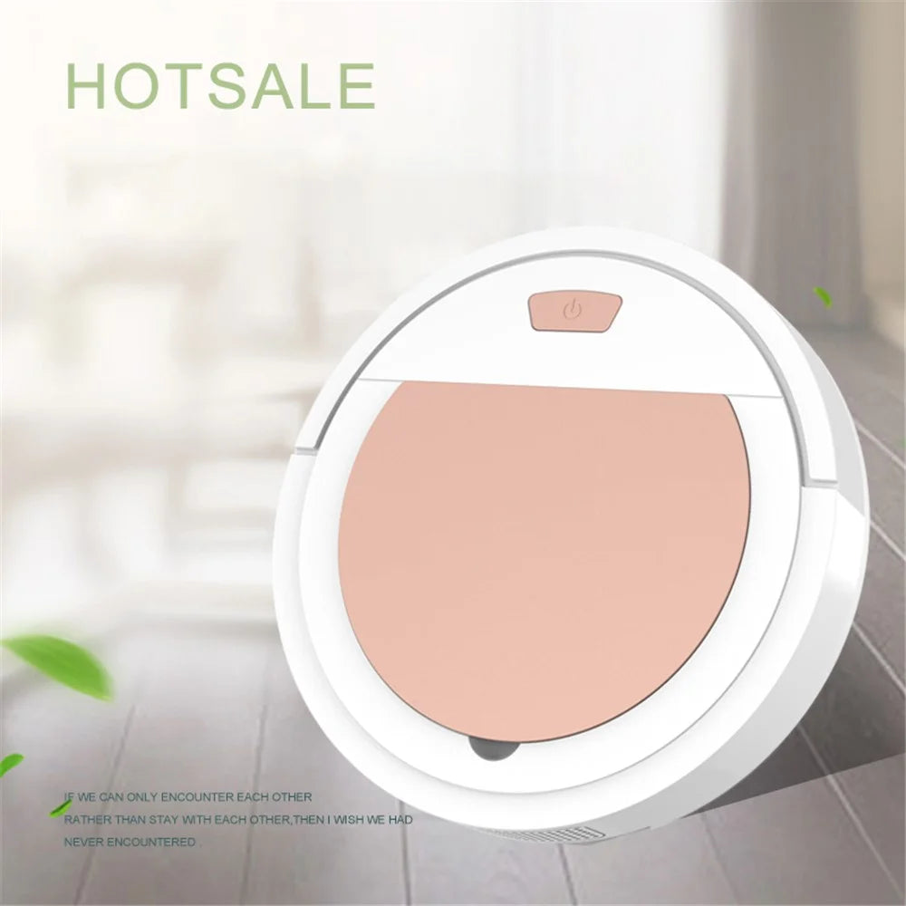 SDJ-08 Robot Vacuum Cleaner Auto Rechargeable Dry Wet Sweeping Machine Smart Floor Vacuum Cleaner - White - 2